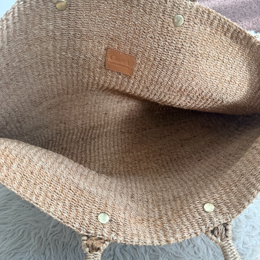 Clare V La Tropezienne Raffia Tote - Picture 6 of 9